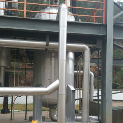電廠管道鐵（tiě）皮保溫施工 導熱係數小化學穩定高 承接全國